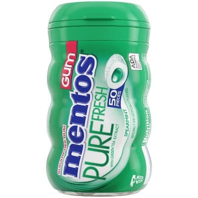 Mentos Pure Fresh Spearmint Sugarfree Gum