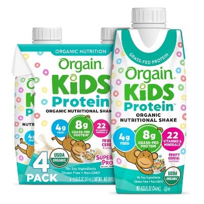 Orgain Fruity Cereal Kids Shake - Oz Bottles