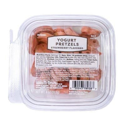 Strawberry Flavored Yogurt Pretzels