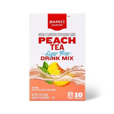 Peach Tea Sugar-Free Drink Mix - Market Pantry&#8482;