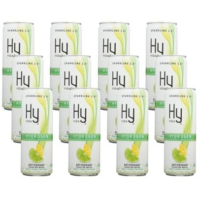 Hyvida Organic Lemon Lime Hydrogen & Magnesium Infused Antioxidant Sparkling Water