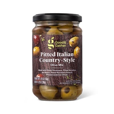 Italian Country Style Pitted Olive Mix - Good &#38; Gather&#8482;