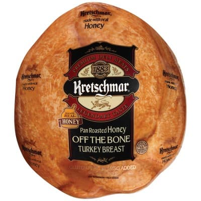 Kretschmar Pan Roasted Honey Off The Bone Turkey Breast - Deli Fresh Sliced - Price Per