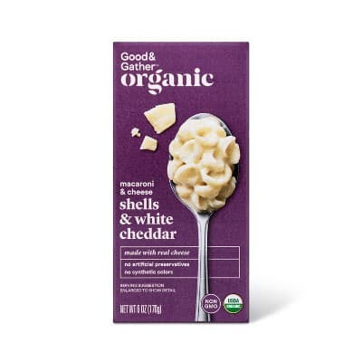 Organic Shells &#38; White Cheddar Macaroni And Cheese - Good &#38; Gather&#8482;