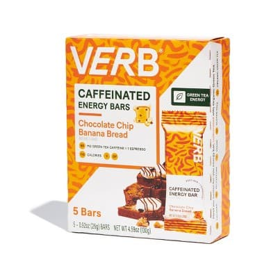 Verb Caffeinated Energy Bars - Chocolate Chip Banana Bread