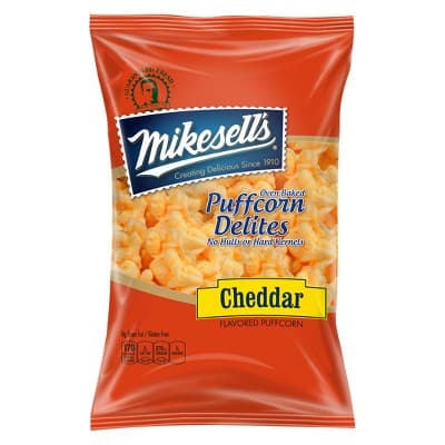 Mikesell&#39;S Cheddar Flavored Oven Baked Delites Puffcorn