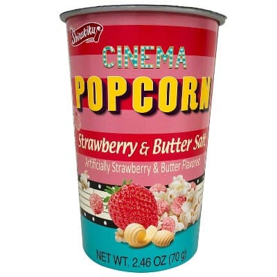 Shirakiku Cinema Strawberry &#38; Butter Salt Popcorn