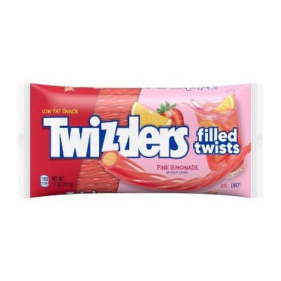 Twizzlers Pink Lemonade Flavored Filled Twists Candy