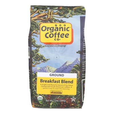 Organic Coffee Company Breakfast Blend Ground Coffee -  6/ Bags