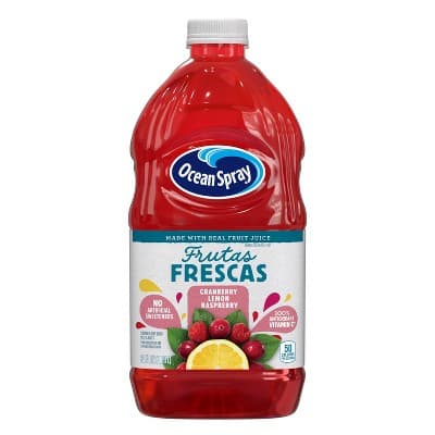 Ocean Spray Frutas Frescas Cranberry Lemon Raspberry Juice Drink - Oz