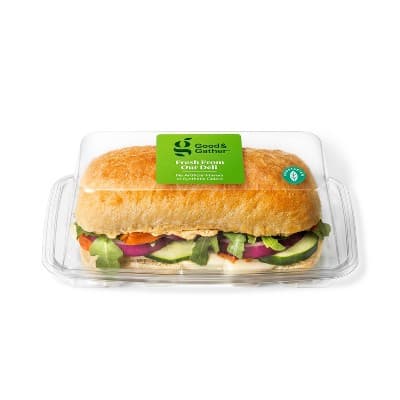 Veggies And Hummus Ciabatta Sandwich - Good &#38; Gather&#8482;
