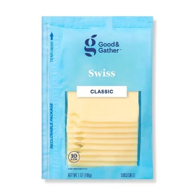 Swiss Deli Sliced Cheese  Good &#38; Gather&#8482;