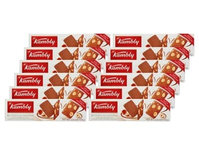 Kambly Chocolate Hazelnut Butterfly Biscuits