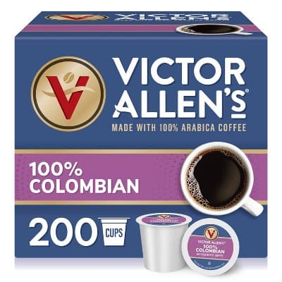 Victor Allen&#39;S Coffee 100% Colombian Single Serve Coffee Pods Medium Roast Coffee