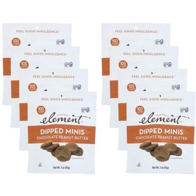 Element Chocolate Peanut Butter Dipped Minis