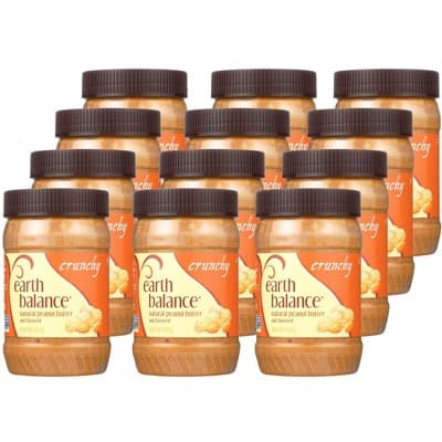 Earth Balance Crunchy Natural Peanut Butter & Flaxseed