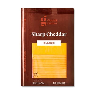 Sharp Cheddar Deli Sliced Cheese  Good &#38; Gather&#8482;