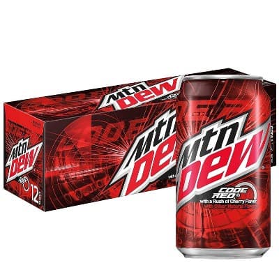 Mountain Dew Code Red Soda