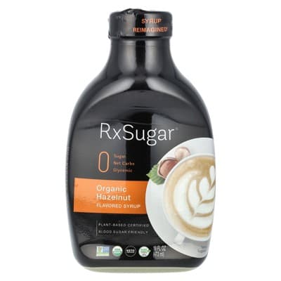 Rxsugar Organic Hazelnut Syrup