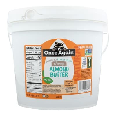 Once Again Unsweetened & Lightly Toasted Creamy Almond Butter