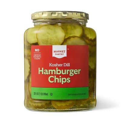 Hamburger Dill Round Cut Chips - Market Pantry&#8482;