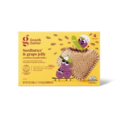  Sunbutter No Crust Sandwich Grape - Good &#38; Gather&#8482;