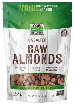 Now Foods Almonds Natural Unblanched  