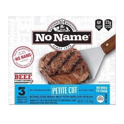 No Name Petite Sirloin Steaks