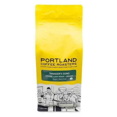 Portland Coffee Roasters Organic Tanager&#39;S Song Ground Medium Roast Coffee