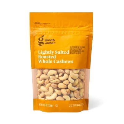 Lightly Salted Roasted Whole Cashews - Good &#38; Gather&#8482;