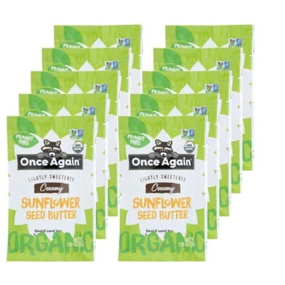 Once Again Organic Lightly Sweetened Creamy Sunflower Seed Butter