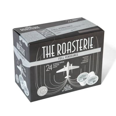 The Roasterie Full Vengeance Single Serve  Dark Roast Coffee