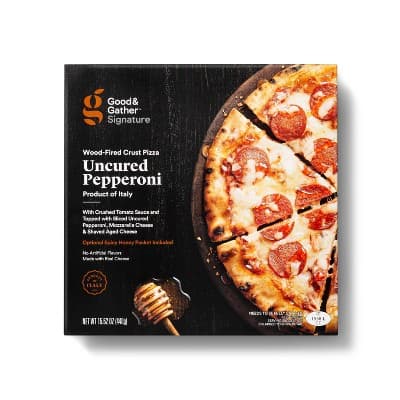 Signature Wood-Fired Uncured Pepperoni With Spicy Honey Drizzle  Pizza - Good &#38; Gather&#8482;