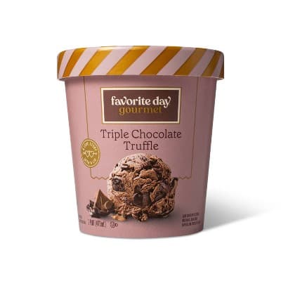 Favorite Day Gourmet Triple Chocolate Truffle Ice Cream
