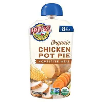 Earth&#39;S Best Organic Chicken Pot Pie Homestyle Baby Meal