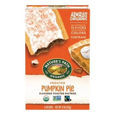 Natures Path Organic Pumpkin Pie Toaster Pastry