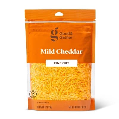 Finely Shredded Mild Cheddar Cheese - Good & Gather&#8482;