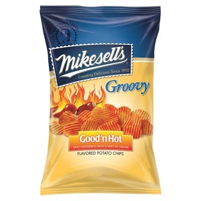 Mikesell'S Groovy Good'N Hot Flavored Potato Chips
