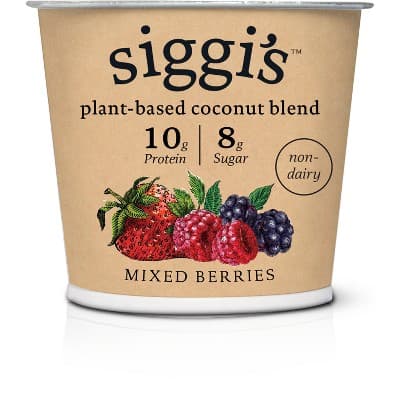 Siggi&#39;S Mixed Berries Plant-Based Coconut Blend Yogurt Alternative