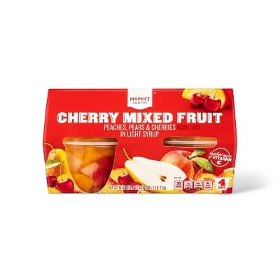 Cherry Mixed Fruit Cups - Market Pantry&#8482;