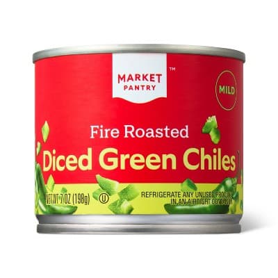 Mild Fire Roasted Diced Green Chiles - Market Pantry&#8482;