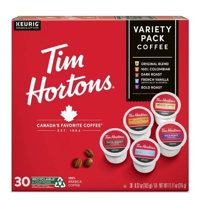 Tim Hortons K-Cup Coffee Pods, Variety Pack