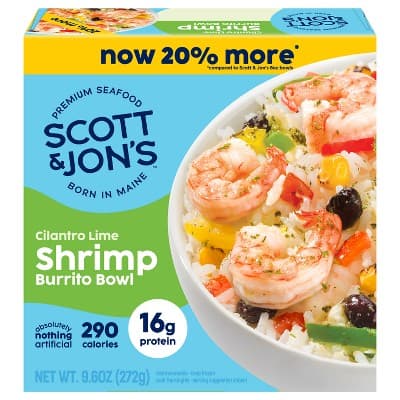 Scott &#38; Jon&#39;S  Cilantro Lime Shrimp Rice Bowl