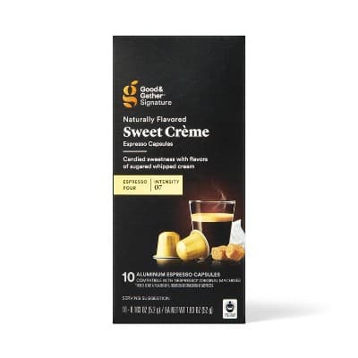 Naturally Flavored Sweet Creme Espresso Capsule - Good &#38; Gather&#8482;