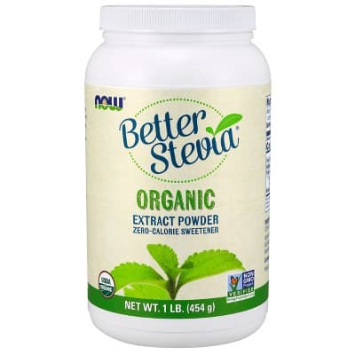 Now Better Stevia Certified Organic Extract Powder Pwdr