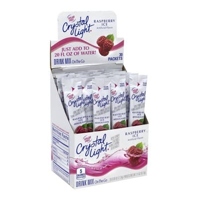 Crystal Light On-The-Go Sugar-Free Raspberry Ice Drink Mix