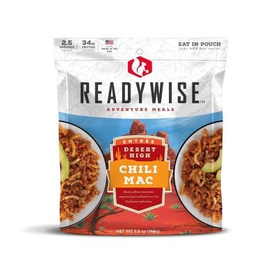 Readywise Desert High Chili Mac With Beef