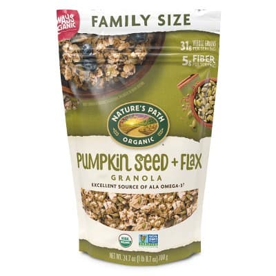 Nature's Path Pumpkin Seed + Flax Granola –