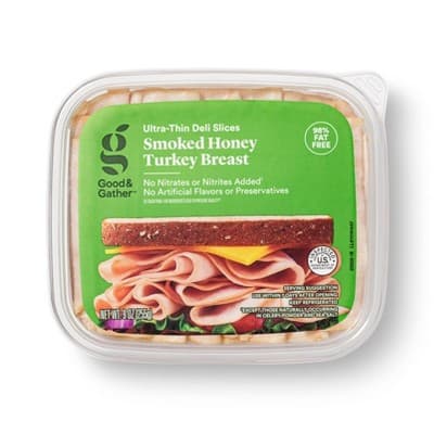 Smoked Honey Turkey Breast Ultra-Thin Deli Slices - Good &#38; Gather&#8482;