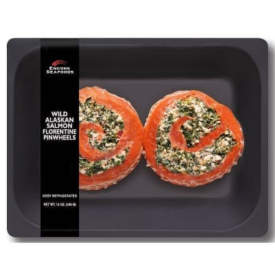 Encore Seafoods Wild Alaskan Salmon Pinwheel With Florette Stuffing